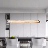 Rectangular Black LED Dining Room Pendant Light - Clowas